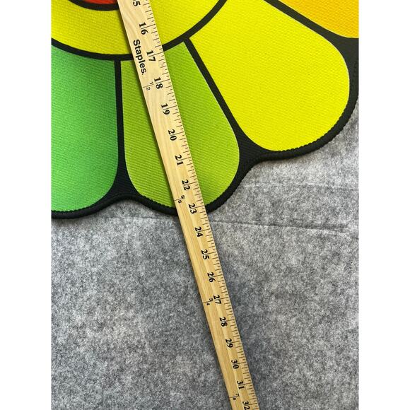 Murakami Flower Multicolor Rug Non Slip Back‎ - Picture 3 of 3